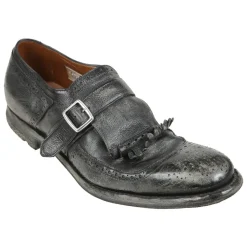 Scarpe stringate con fibbia