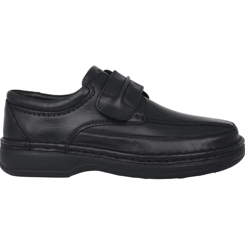 Scarpe Uomo con Cinturino Largo - Nero