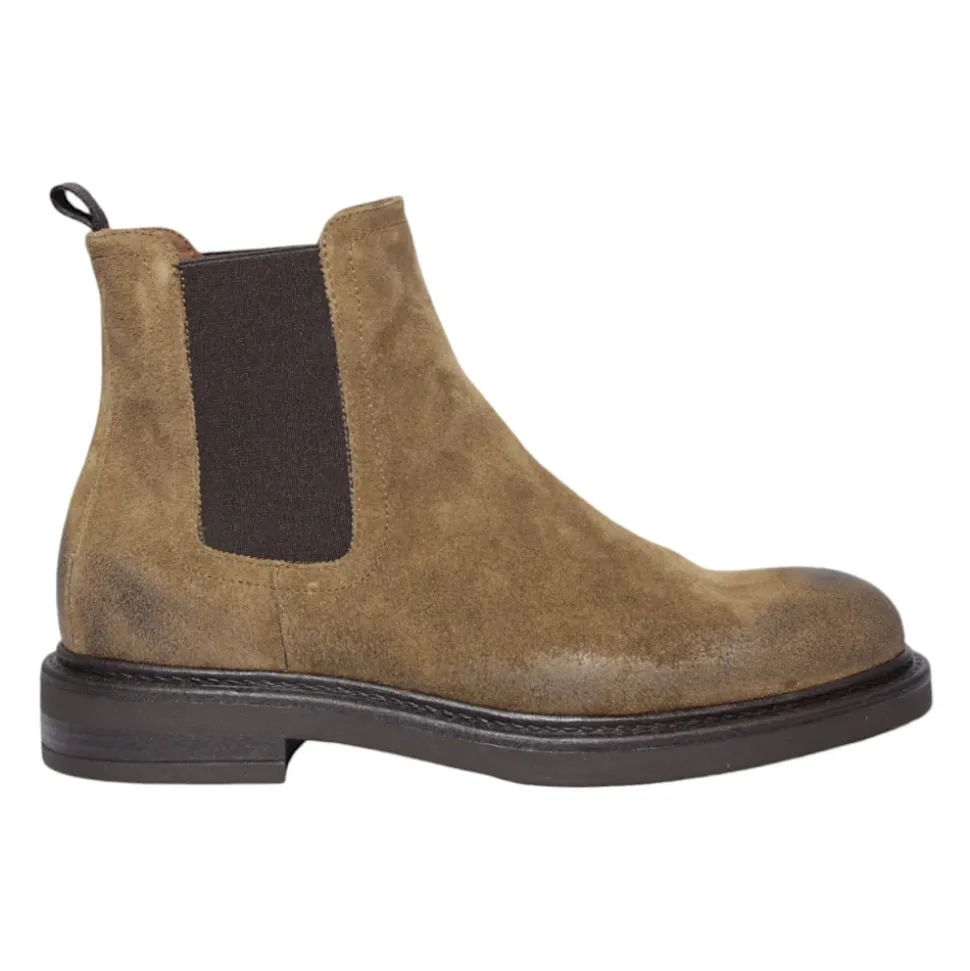 Scarpe Vintage in Camoscio Stile Rock