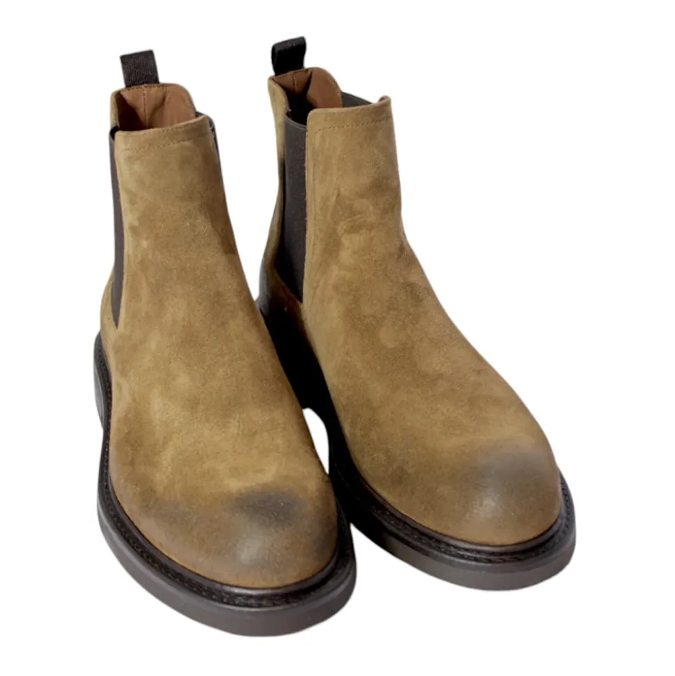 Scarpe Vintage in Camoscio Stile Rock