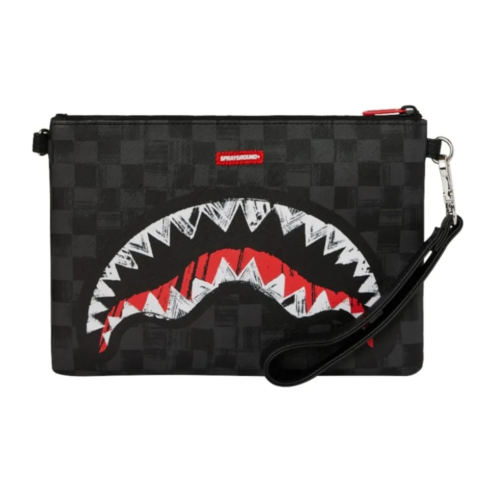 Scribble Shark Crossover Clutch