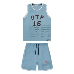 Set Estate Basket Blu Uomo