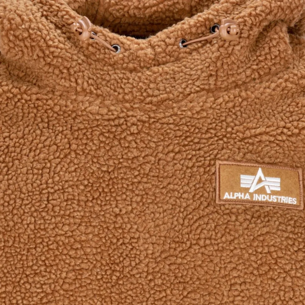 Sherpa Teddy Hoodie Cammello