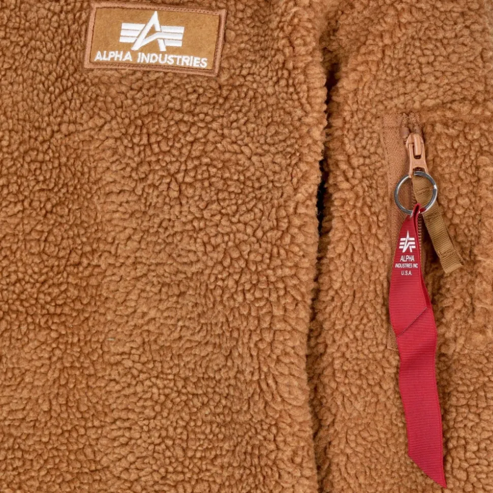 Sherpa Teddy Hoodie Cammello