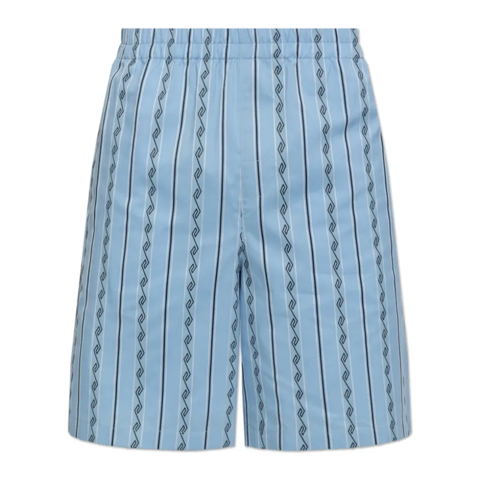 Shorts con Motivo Greco