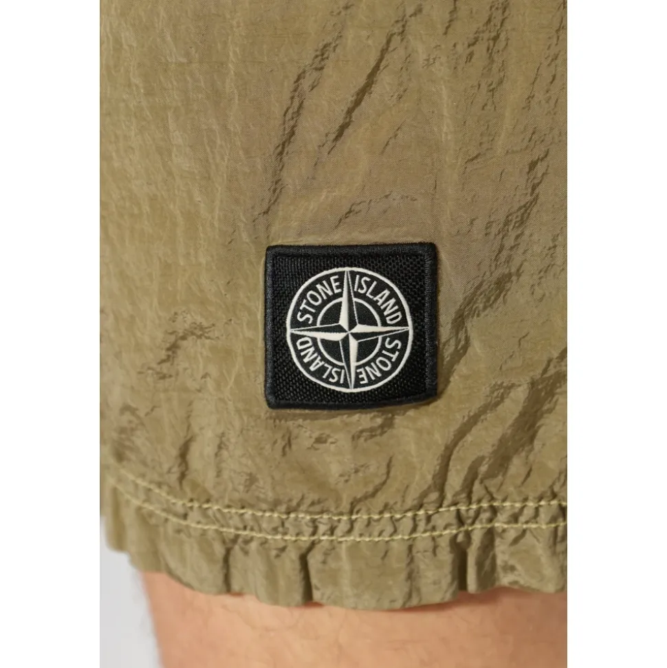 Shorts con Patch Logo
