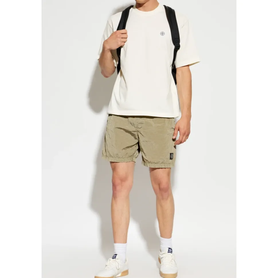 Shorts con Patch Logo