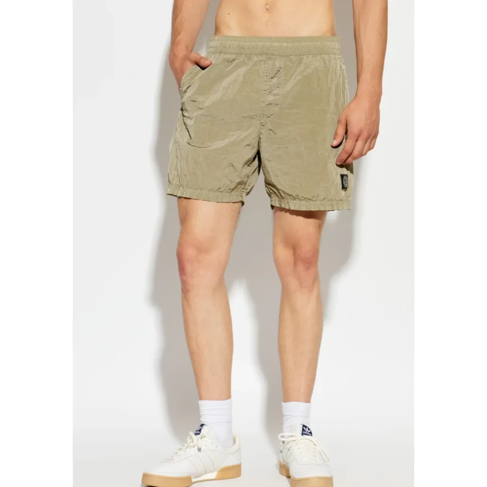 Shorts con Patch Logo