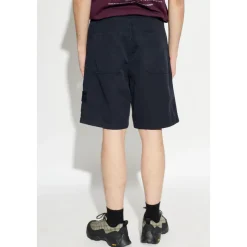 Shorts con patch logo
