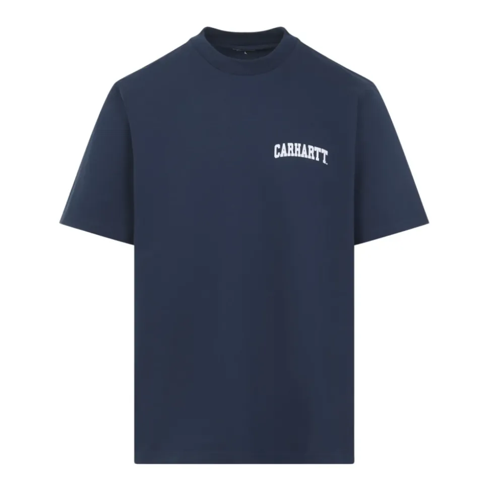 Short Sleeves University Script T-Shirt