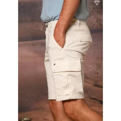 Slim Fit Cargo Bermuda Shorts