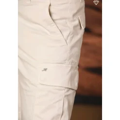 Slim Fit Cargo Bermuda Shorts