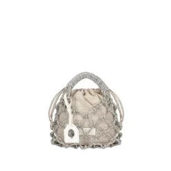 Small Macrame Crystal Bag