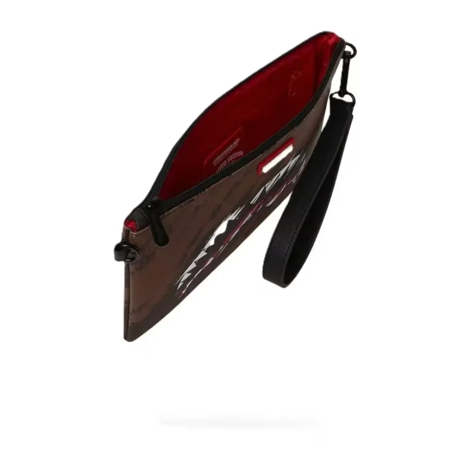 Smeared Grunge Crossbody Pouchette