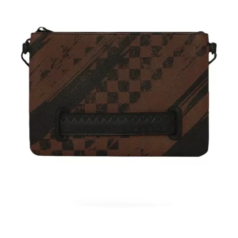 Smeared Grunge Crossbody Pouchette