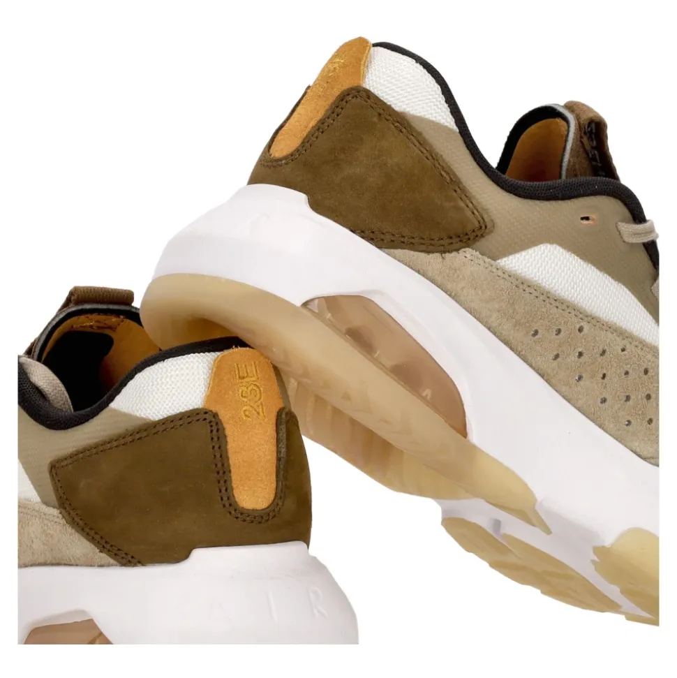 Sneaker Basse Kaki/Bianco/Verde Oliva Chiaro Riflettente