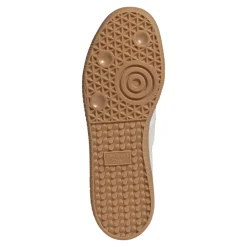 Sneakers Bianche in Pelle Lacci Suola in Gomma