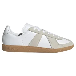 Sneakers Bianche in Pelle Lacci Suola in Gomma