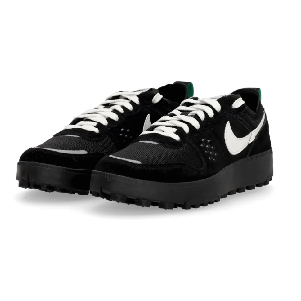 Sneakers City Nere con Dettagli Verdi