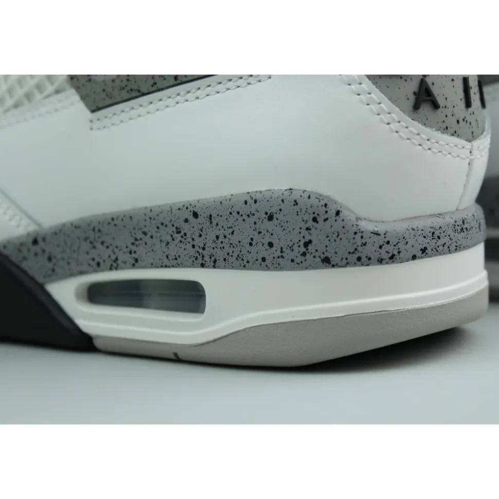 Sneakers retrò in cemento bianco classico