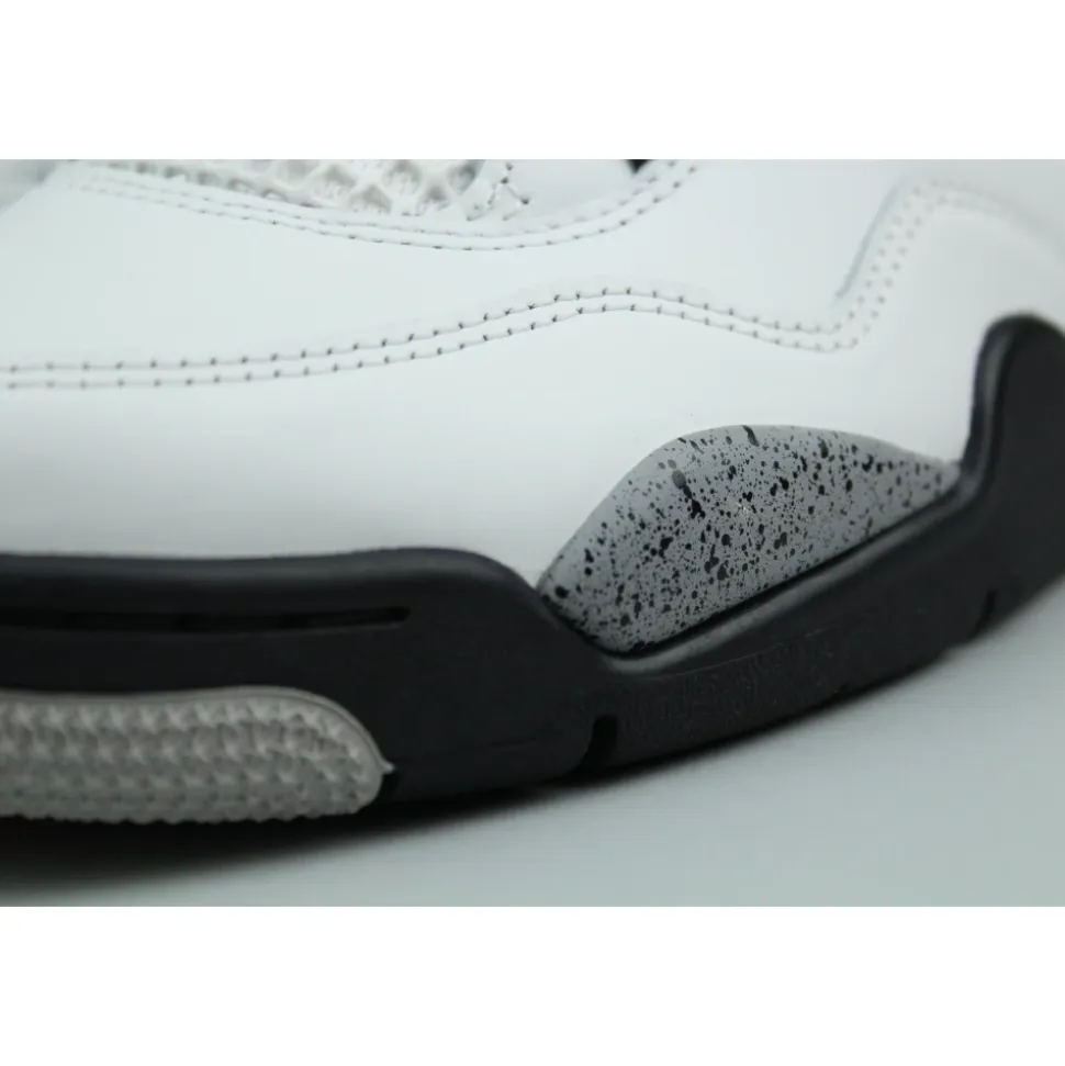 Sneakers retrò in cemento bianco classico