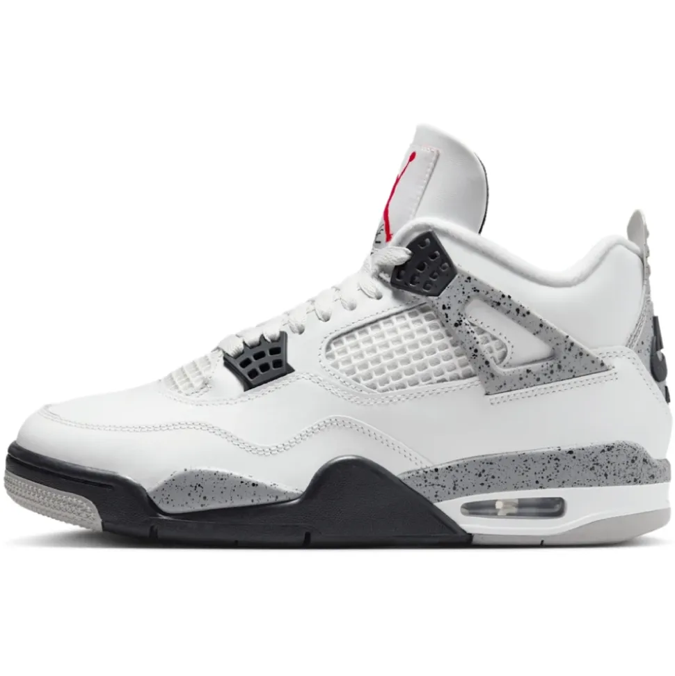 Sneakers retrò in cemento bianco classico