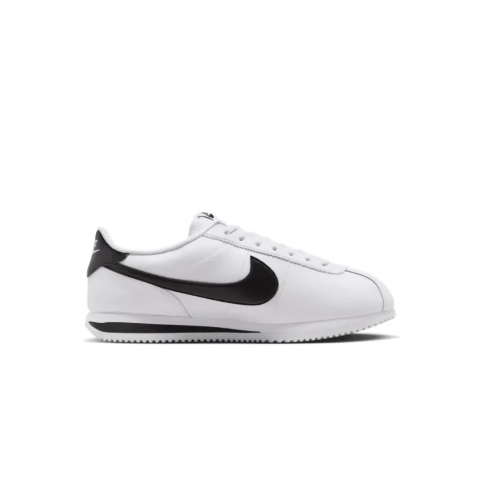 Sneakers in pelle e materiale sintetico con suola in gomma