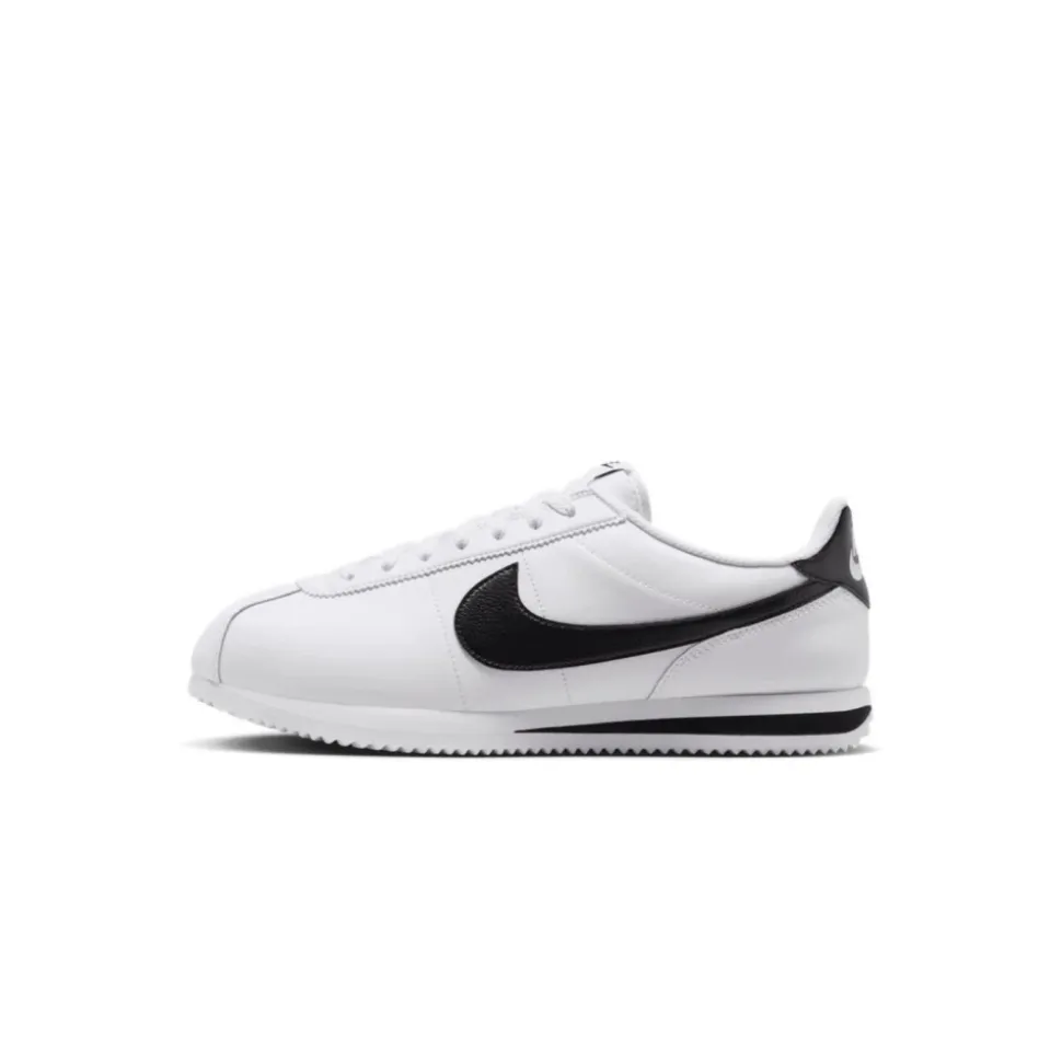 Sneakers in pelle e materiale sintetico con suola in gomma