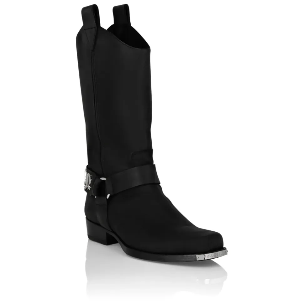 Stivale Alto Flat Gothic