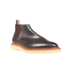 Stivaletti alla Caviglia in Pelle Tricolore