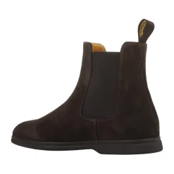 Stivaletti in Camoscio Marrone Stile Beatles