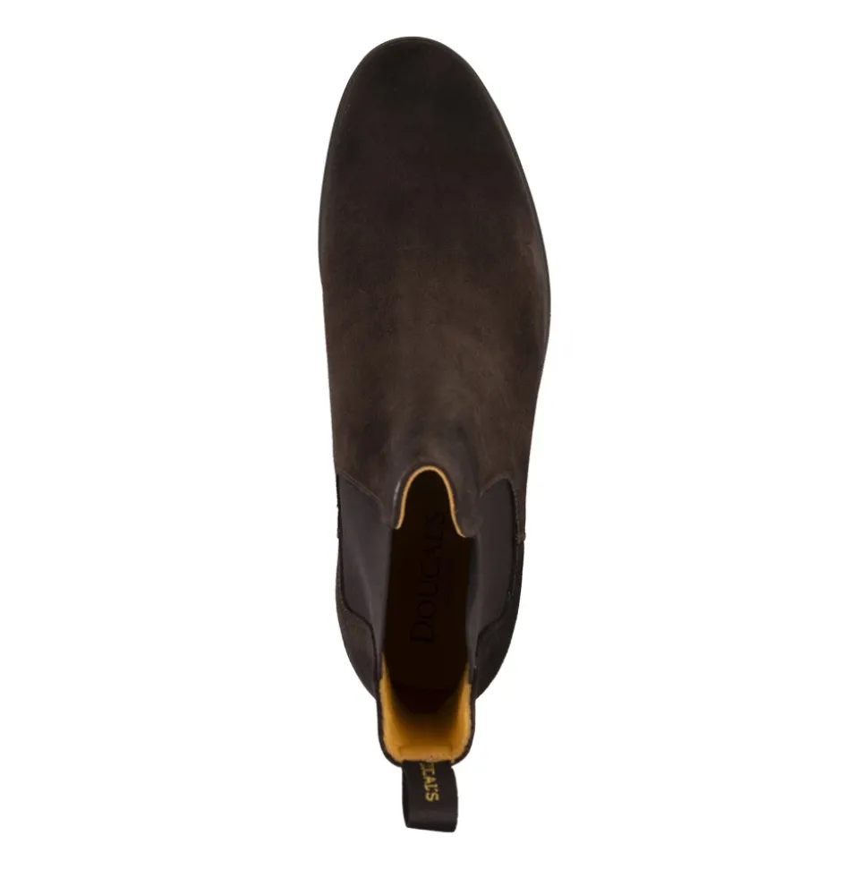 Stivaletti in Camoscio Marrone Stile Beatles