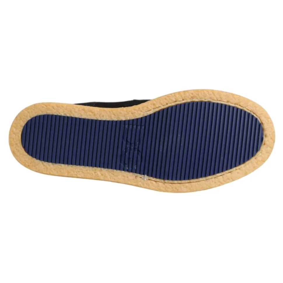 Stivaletti in camoscio nero slip on