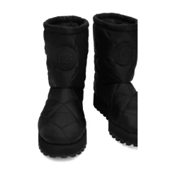 Stivaletto Caviglia Imbottito Nero