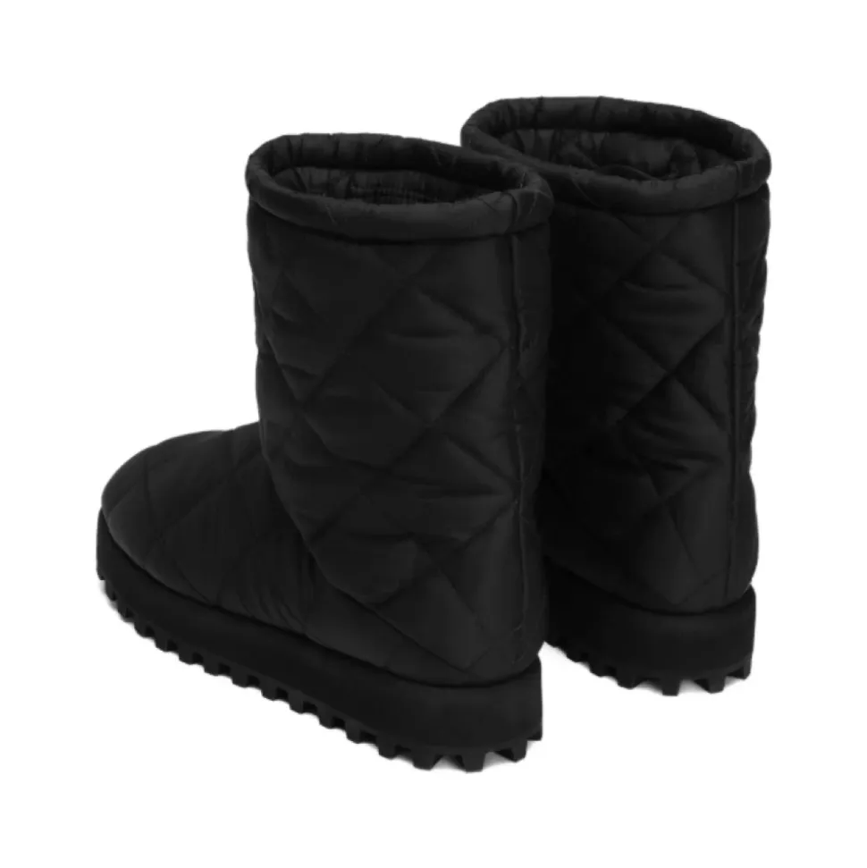 Stivaletto Caviglia Imbottito Nero