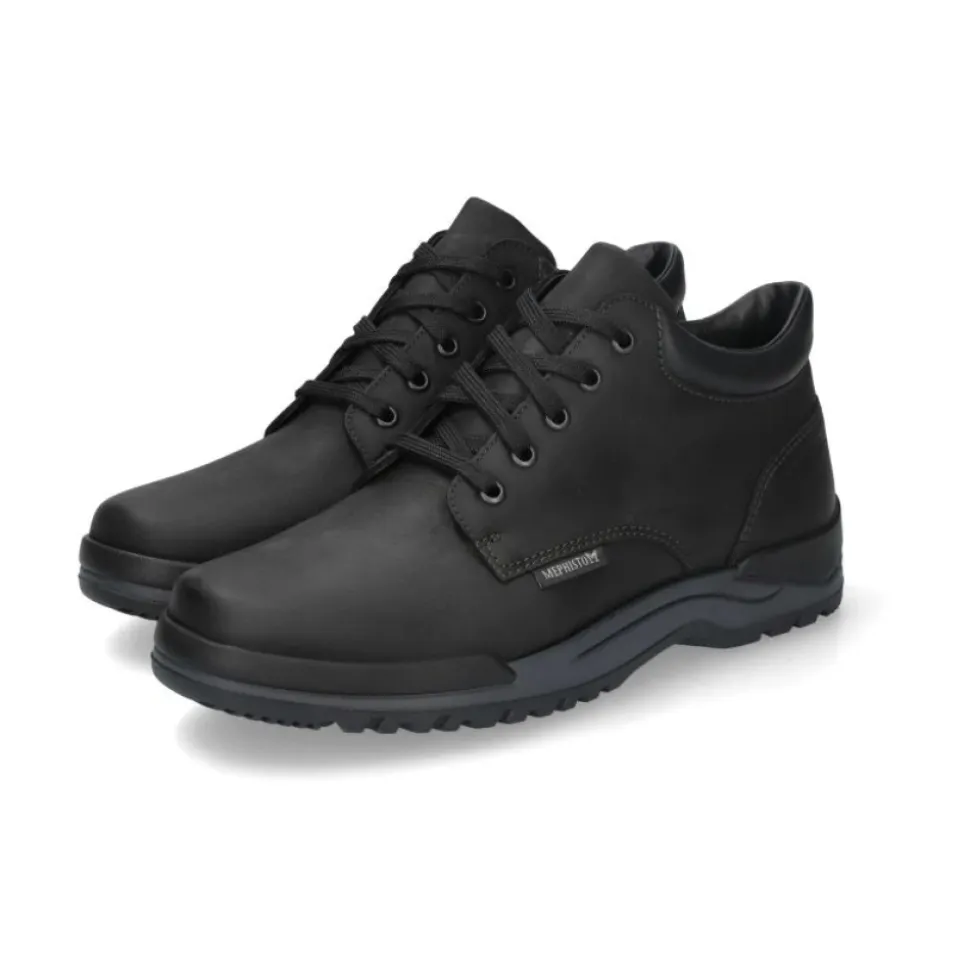 Stivaletto Ergonomico con Lacci - Nero