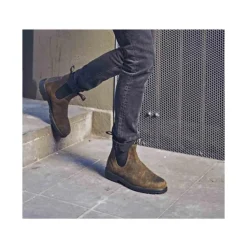 Stivali Chelsea in Suede