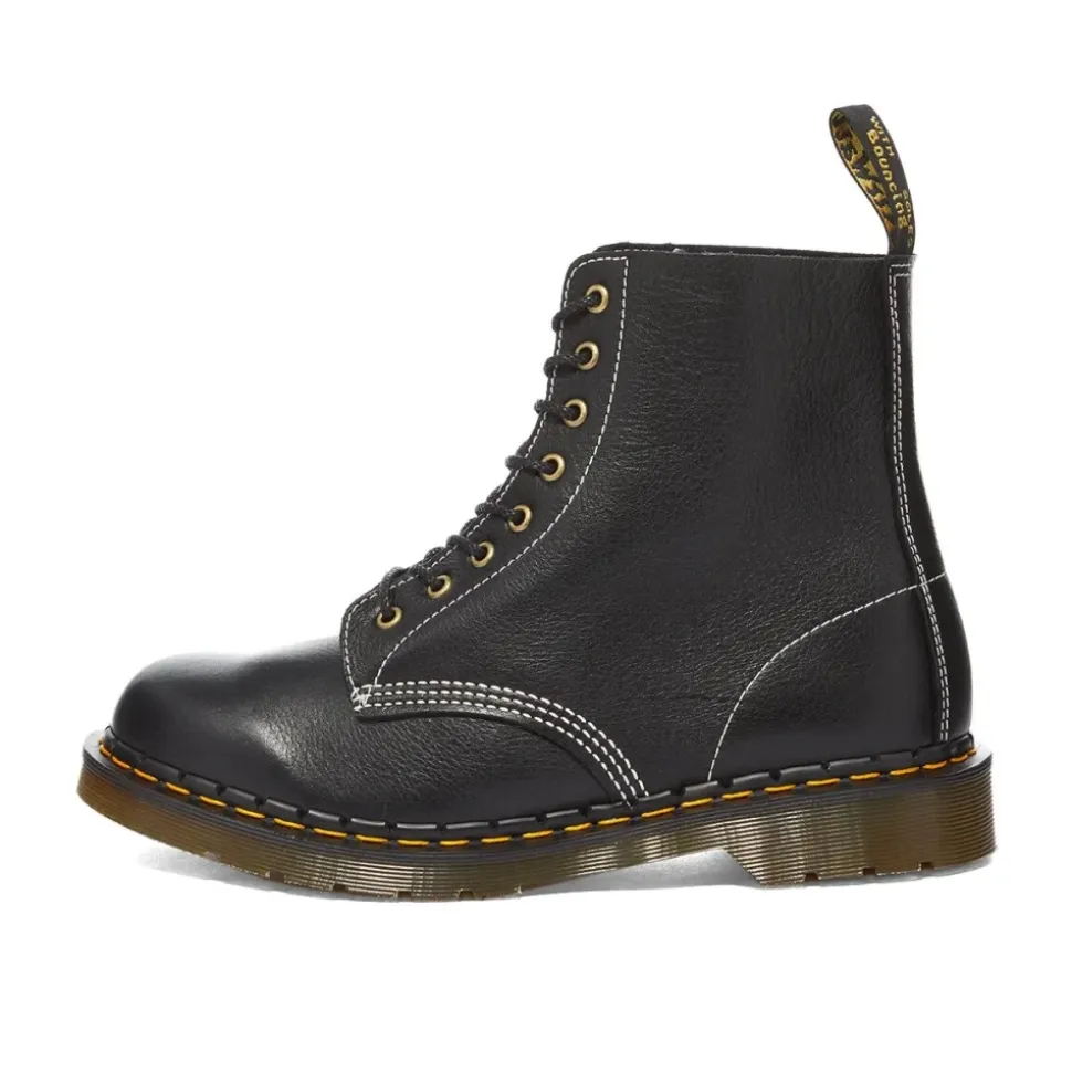 Stivali in Pelle Nera Made In England
