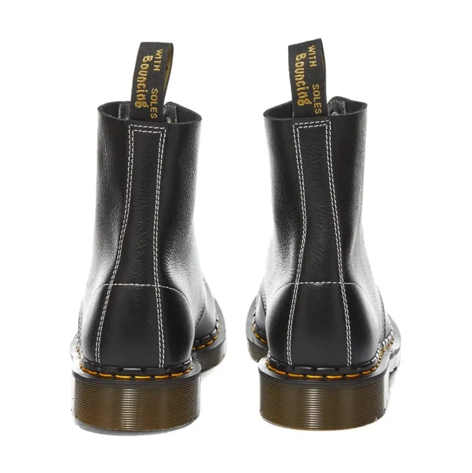Stivali in Pelle Nera Made In England