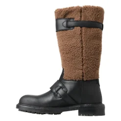 Stivali Lunghi in Pelle Shearling di Lusso