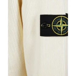 Stone Island Sweaters White