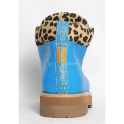 Strada Low Cheetah Boots