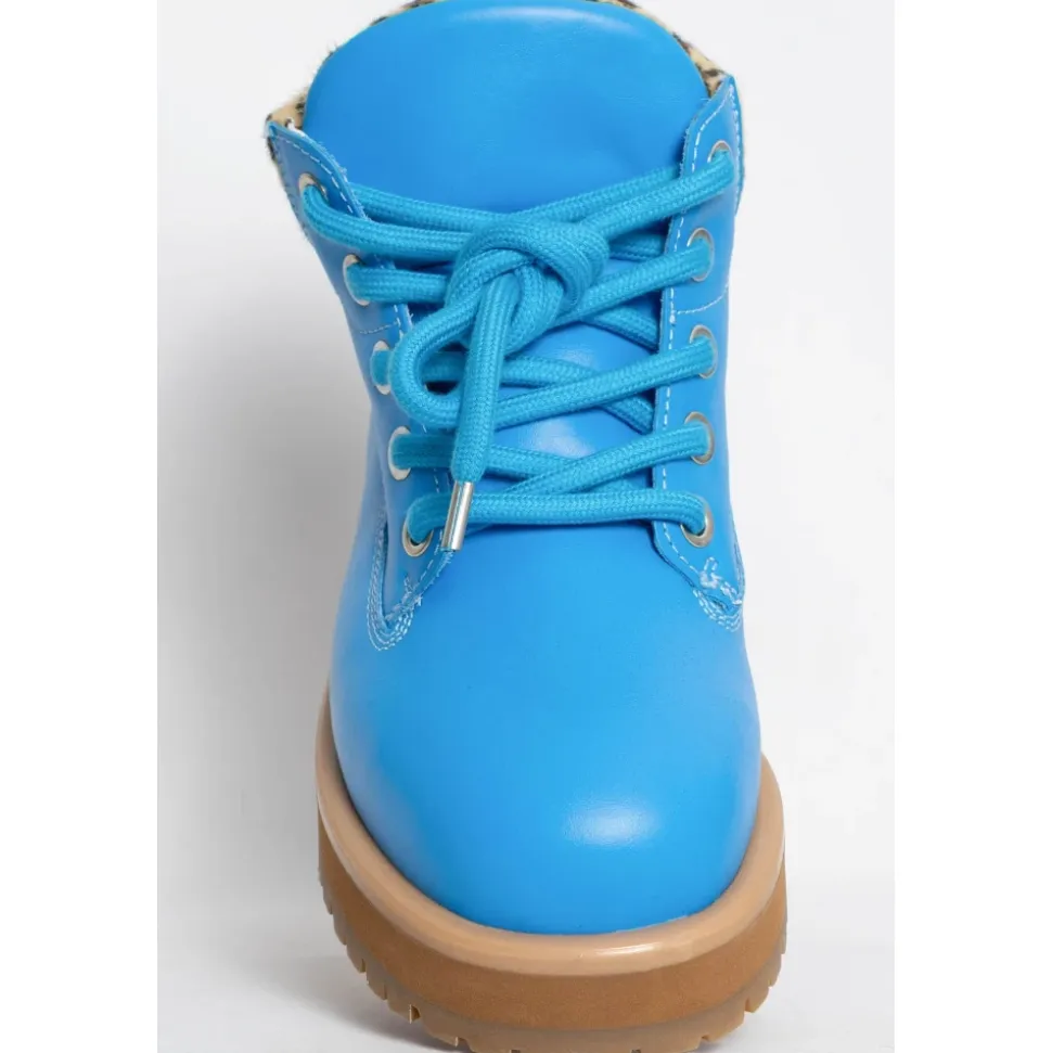 Strada Low Cheetah Boots