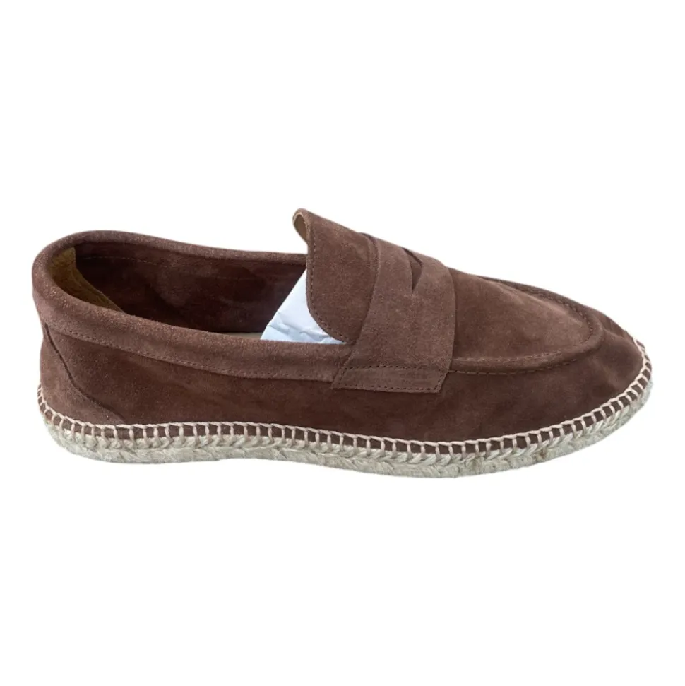 Suede Penny Espadrilles