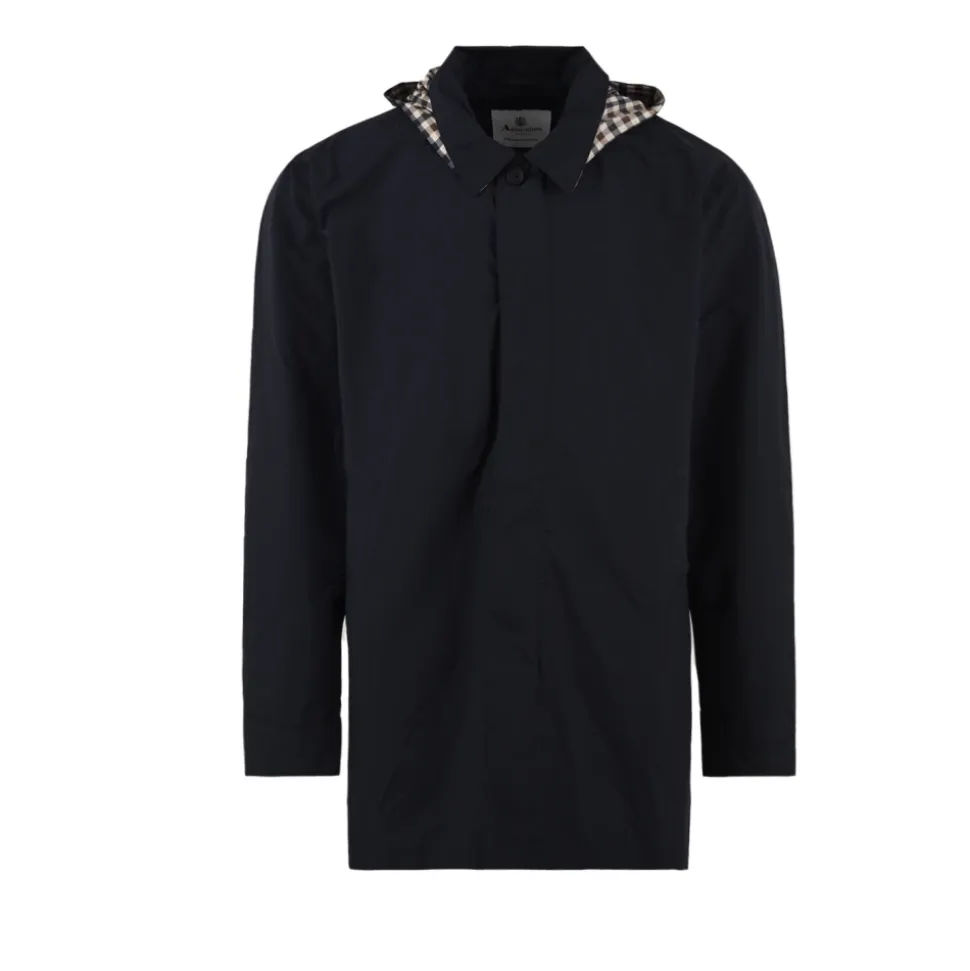 Trench Blu Pieghevole