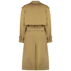 Trench coat in gabardine