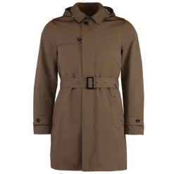 Trench in Cotone con Cappuccio Rimovibile