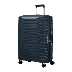 Trolley blu Upscape con caratteristiche sostenibili