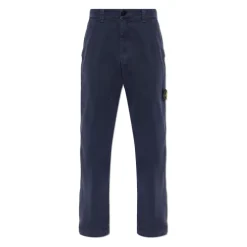Trousers with logo