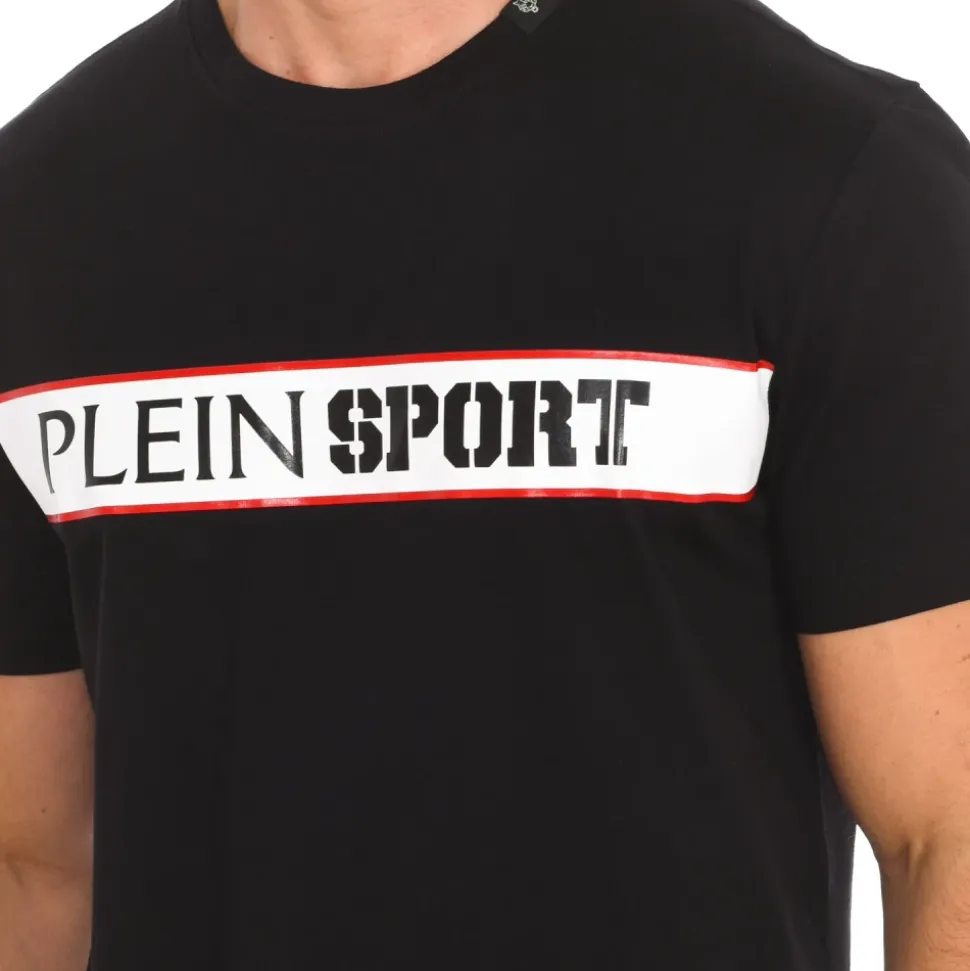T-shirt a manica corta con stampa del marchio